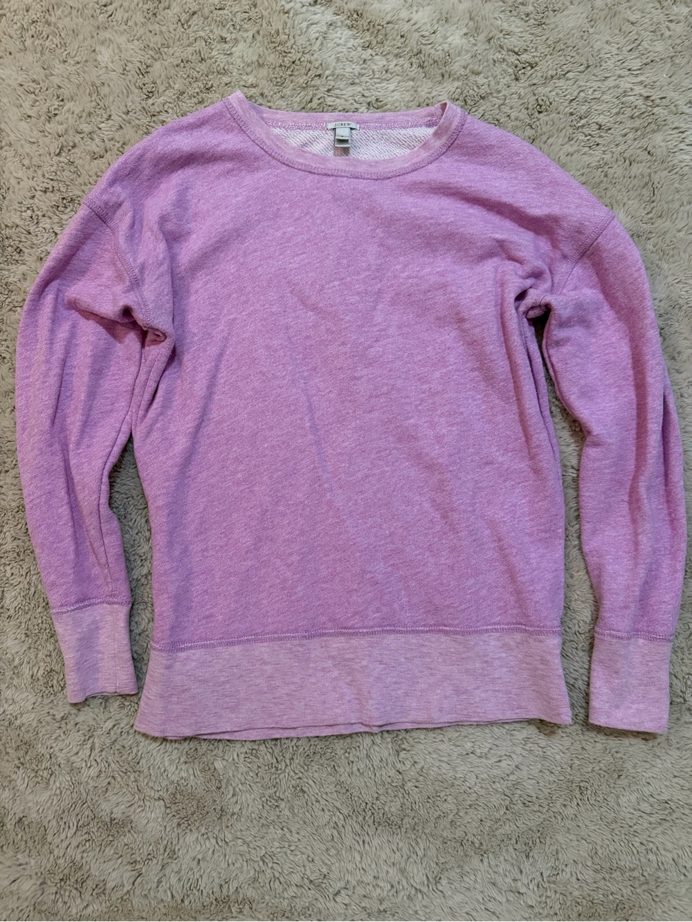 J. Crew Soft Lilac Crewneck Sweater